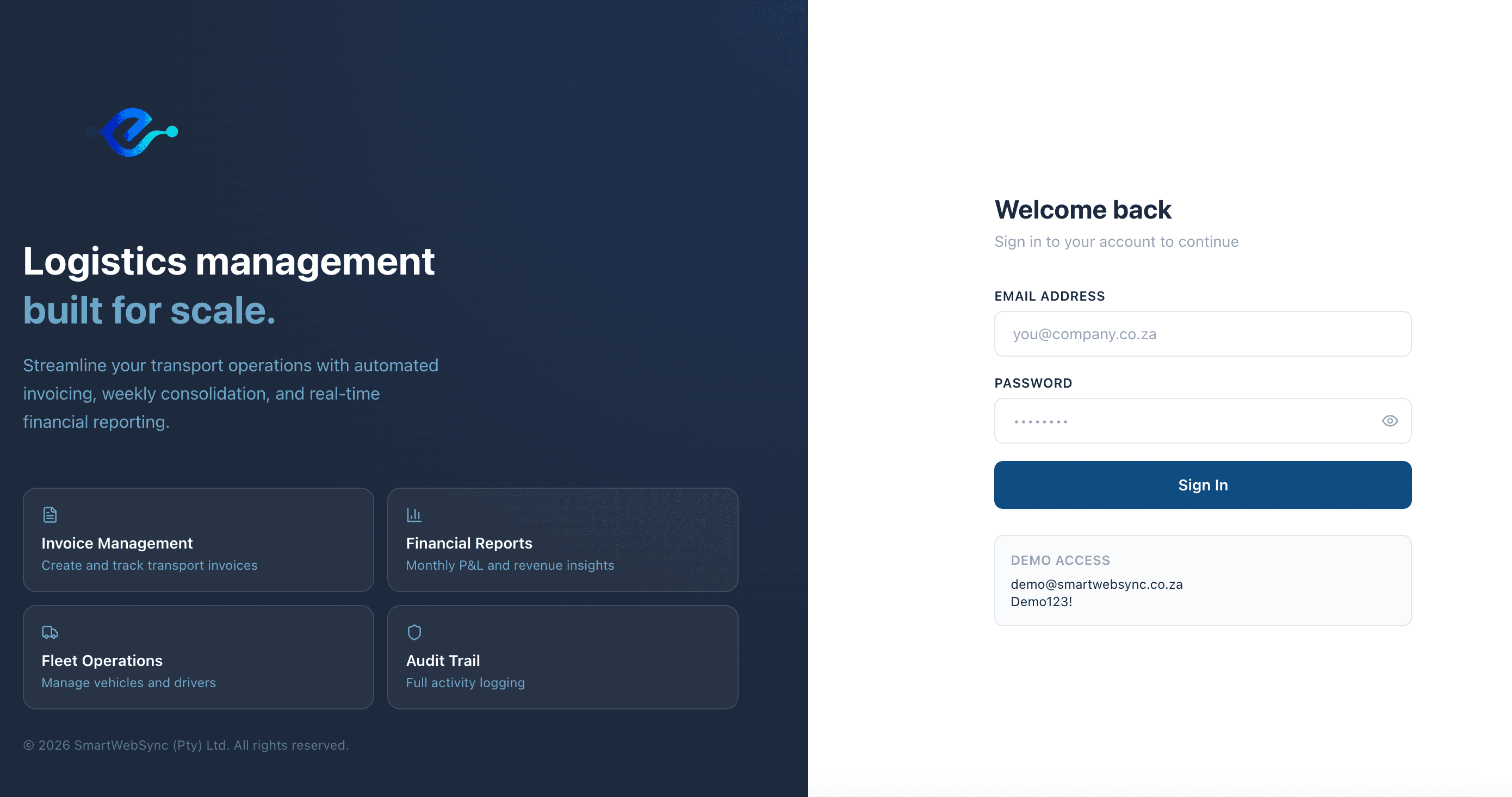 Smartwebsync Invoicing System